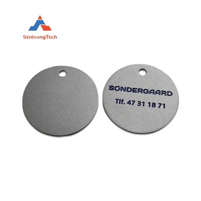 Geätzte Metallnamenschildsetiketten