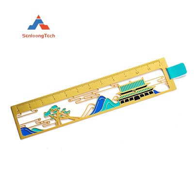 Metall -Lesezeichen -Ätzen -Lineal